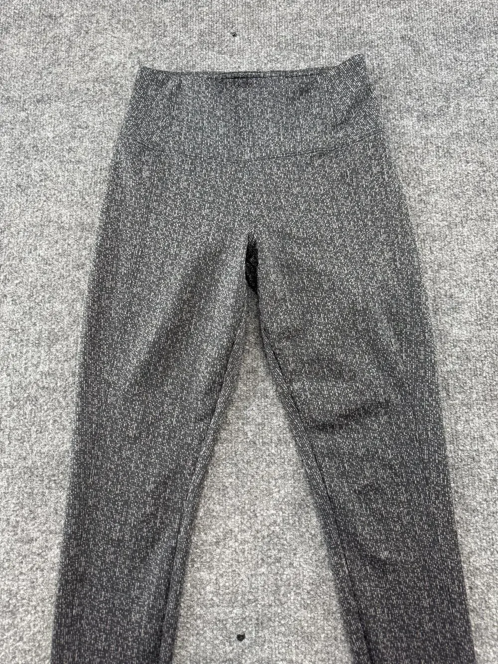 Athleta Delancey Textured Tight Leggings Womens XS Gray Ankle Yoga Gym Pants